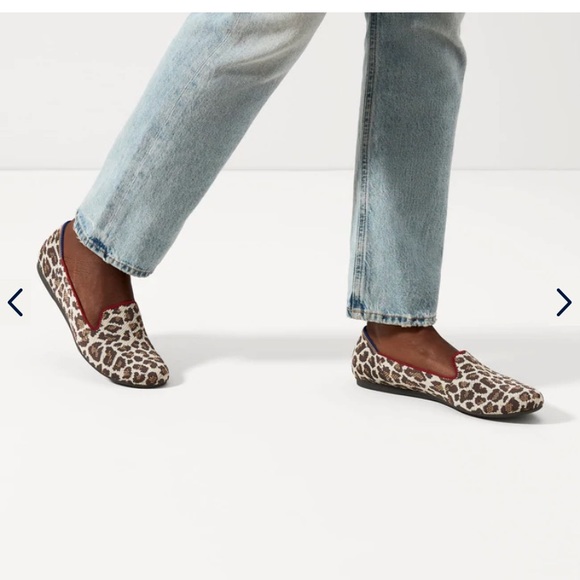 Rothy’s Animal Print Mocha Spot Loafers in Leopard in size W6.5 - Picture 3 of 8